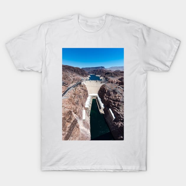 Hoover Dam, Nevada T-Shirt by searchlight